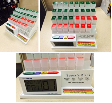 MedCenter System Monthly Pill Organizer