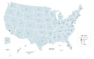 Map of KT Clinic Locations